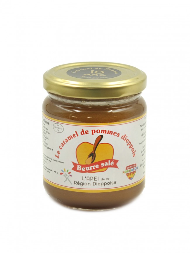 Caramel de pommes Dieppois - Beurre salé - 230g